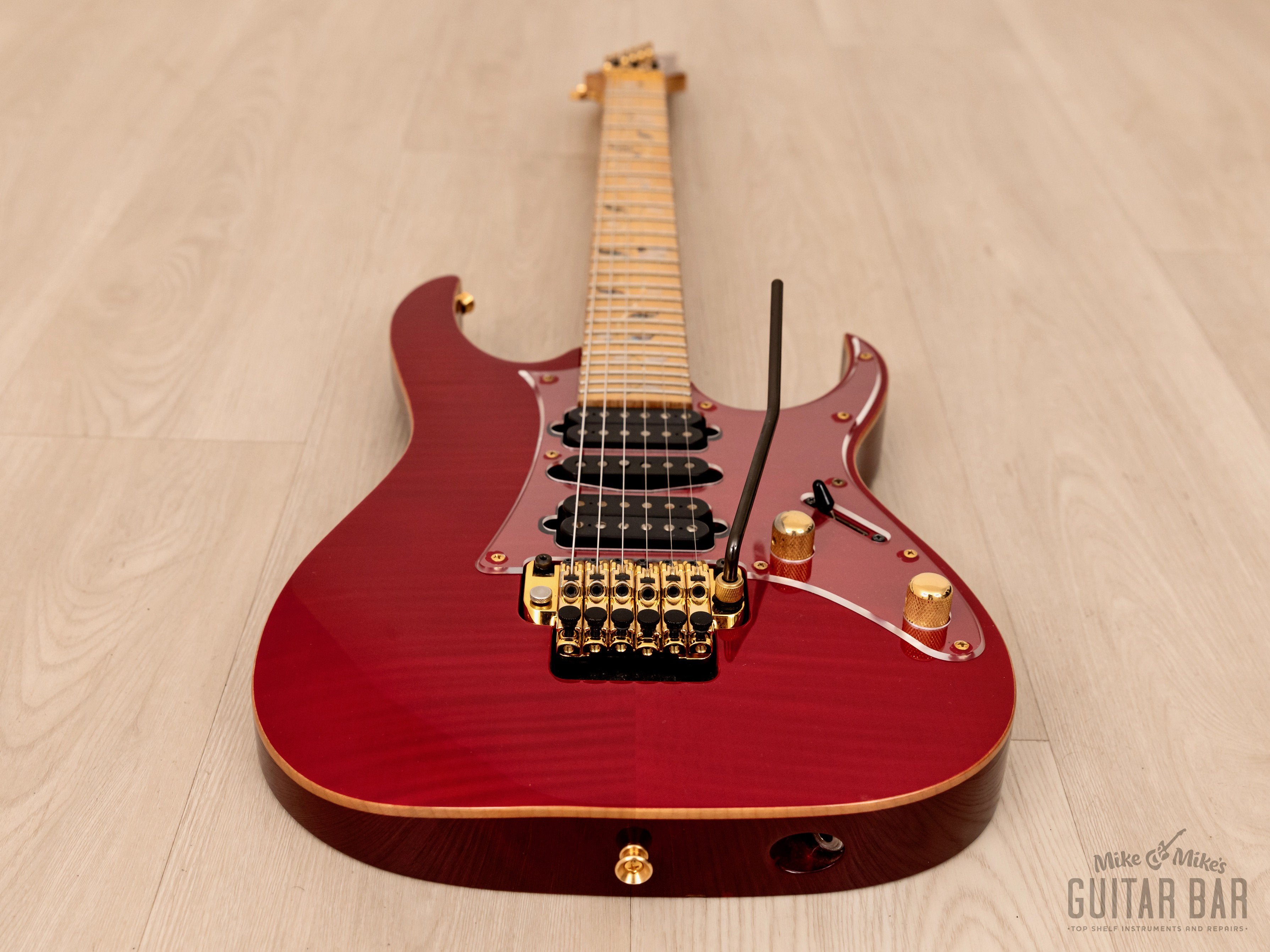 2016 Ibanez J Custom RG8550MZ Red Spinel HSH Dimarzio, Near-Mint w/ Case, COA, Hangtags