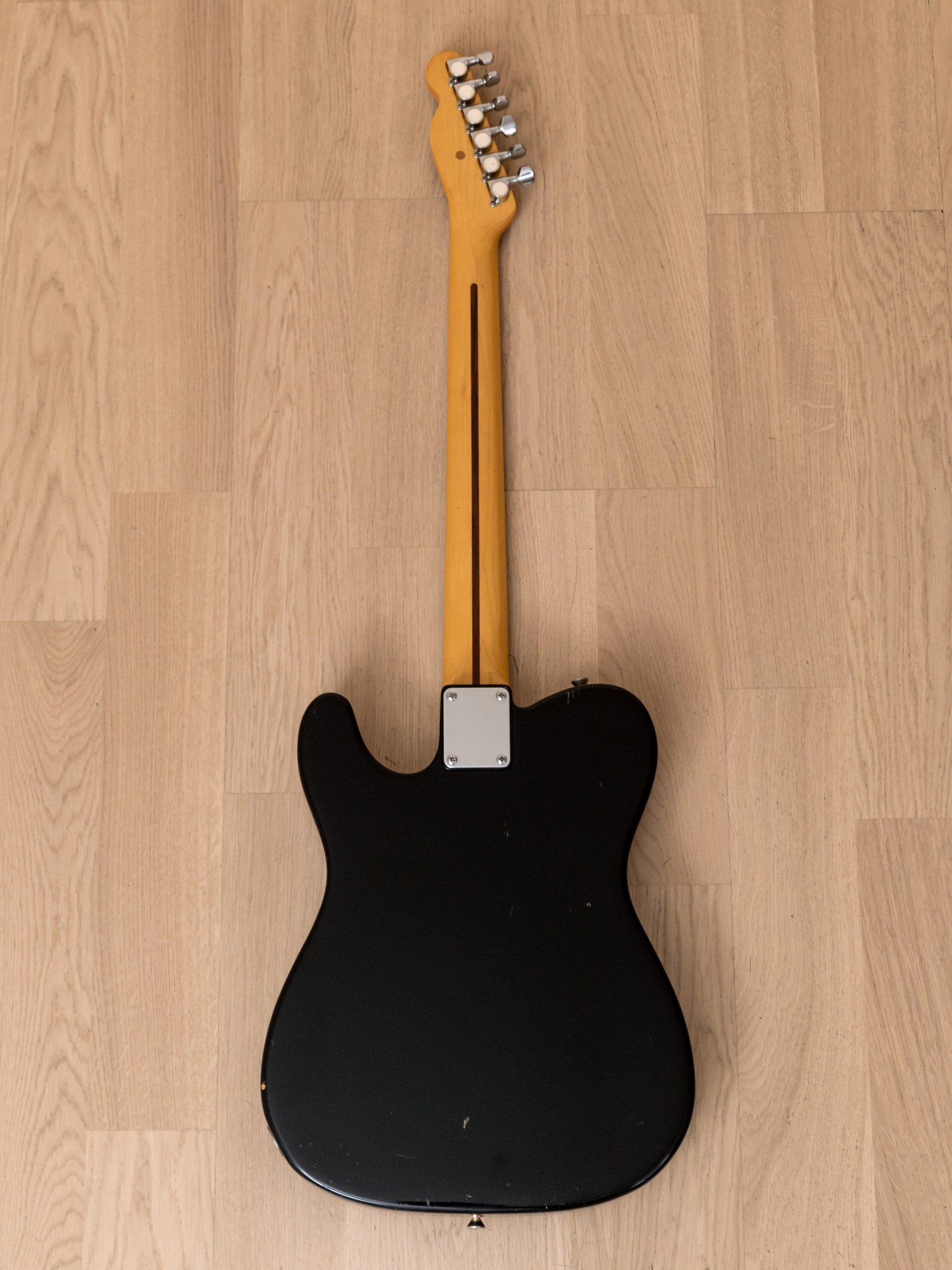 1986 Squier by Fender Telecaster Model CTL-30 Vintage Electric Guitar Black, Japan MIJ Fujigen