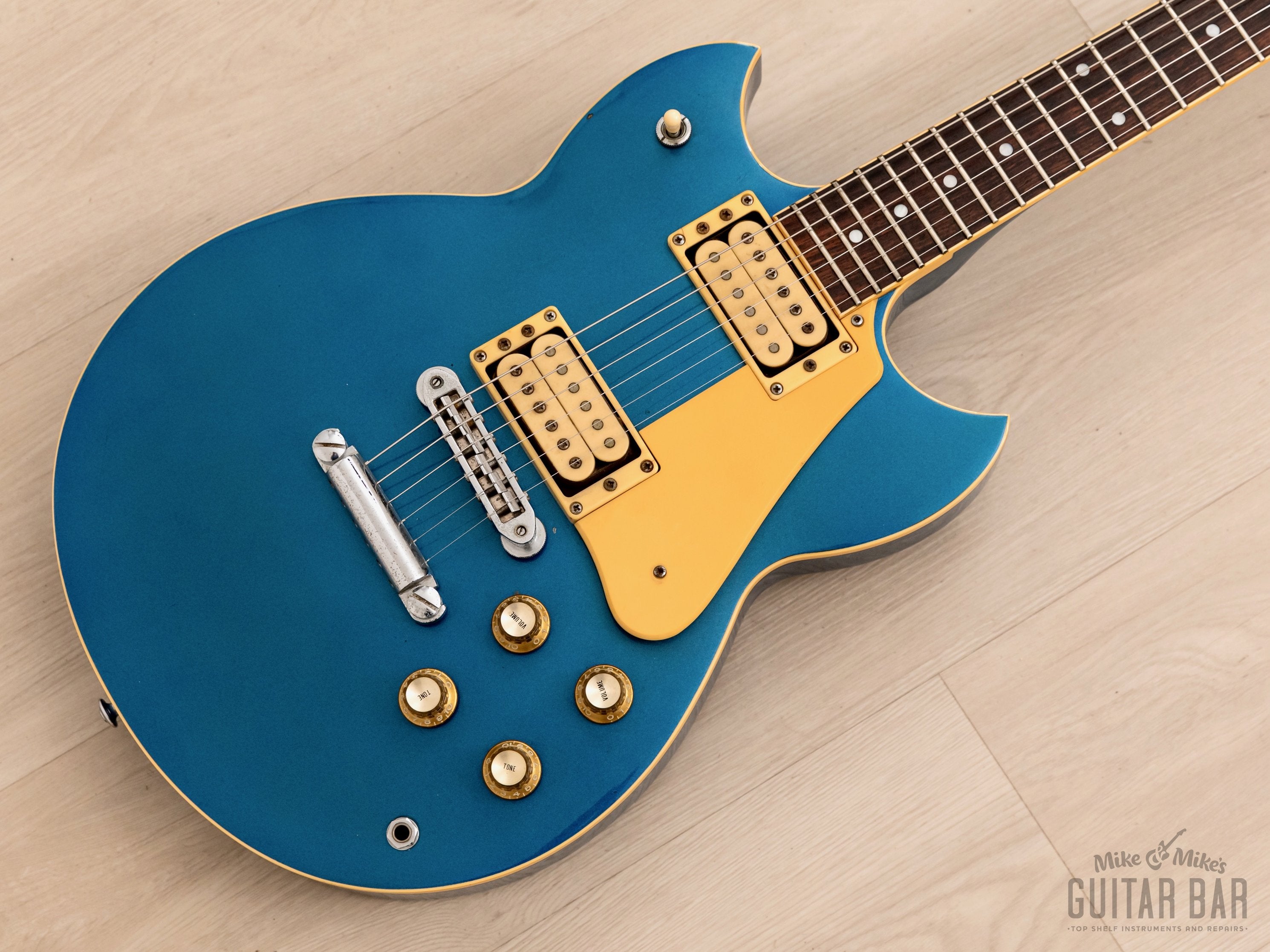 1981 Yamaha SG800S Standard Vintage Electric Guitar Metallic Blue