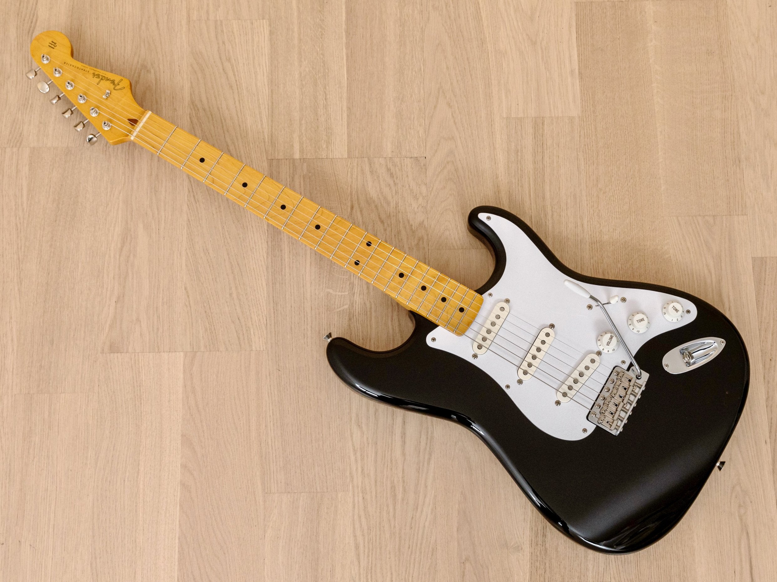 2008 Fender Stratocaster '57 Vintage Reissue Electric Guitar ST57 Black, Japan CIJ