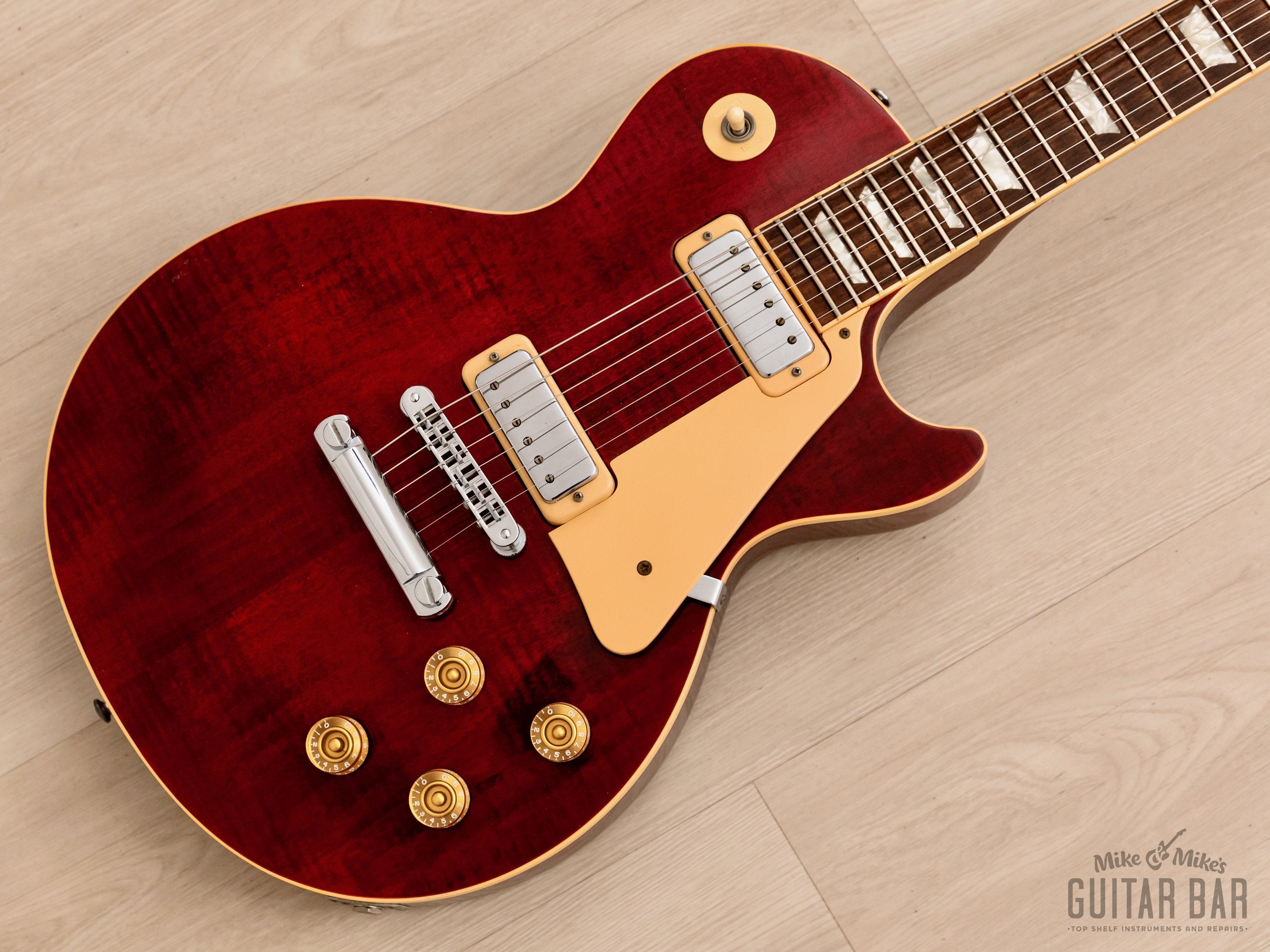1999 Gibson Les Paul Deluxe Limited Edition Wine Red w/ Case & Hangtags, Yamano